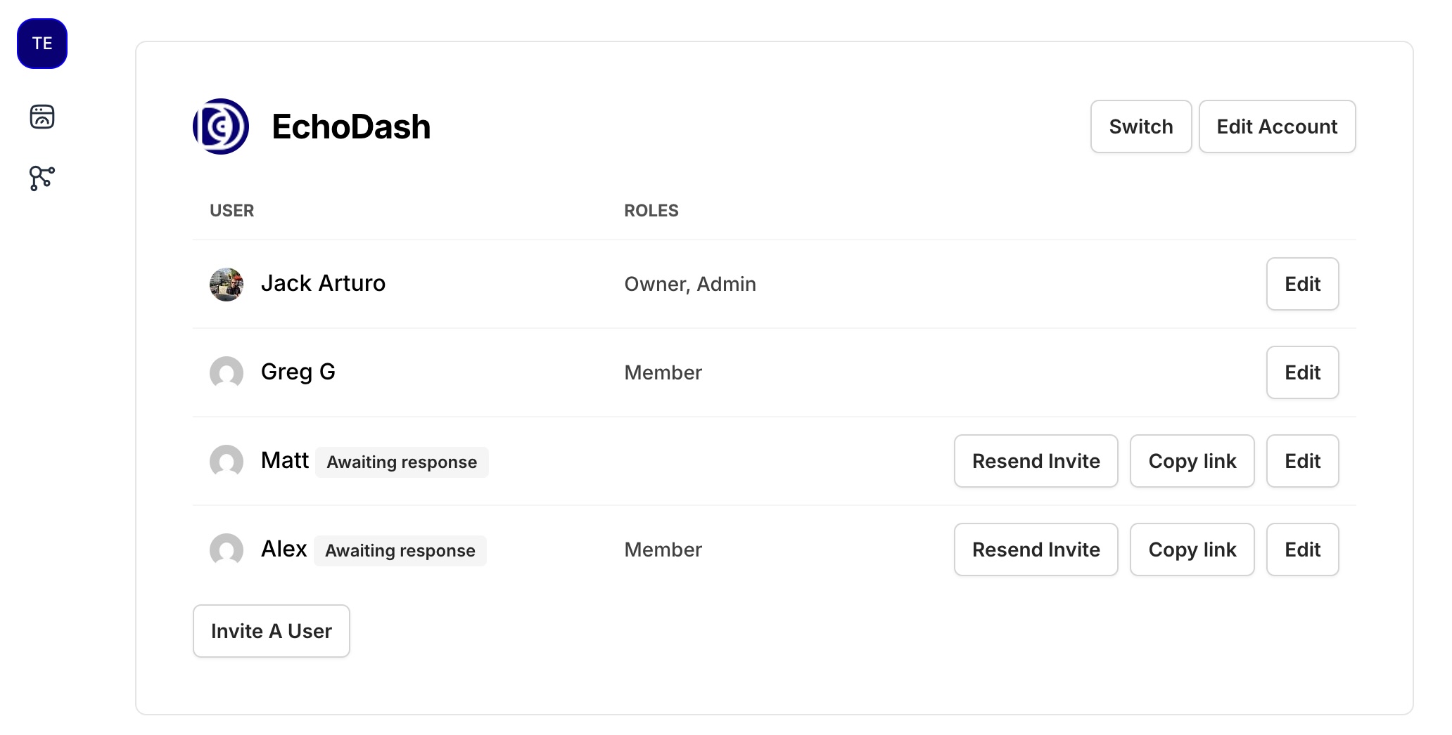 Manage Users